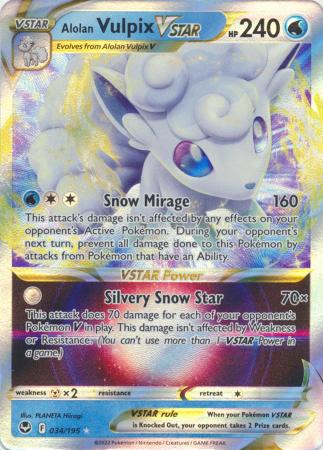 Alolan Vulpix VSTAR - SWSH12: Silver Tempest (SWSH12)