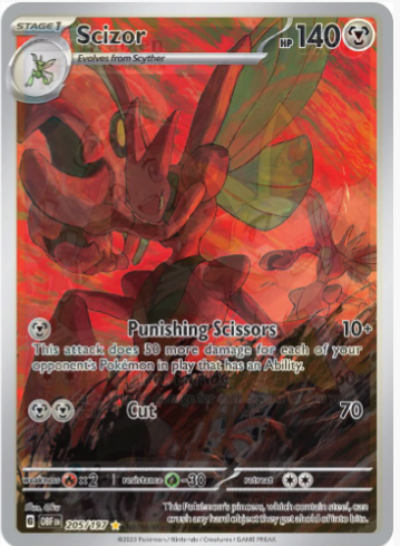 Scizor - 205/197 - SV03: Obsidian Flames (OBF)