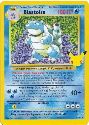 Blastoise - Celebrations: Classic Collection (CCC)