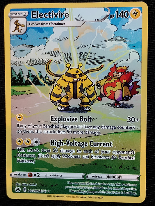 Electivire - Crown Zenith: Galarian Gallery GG08/GG70