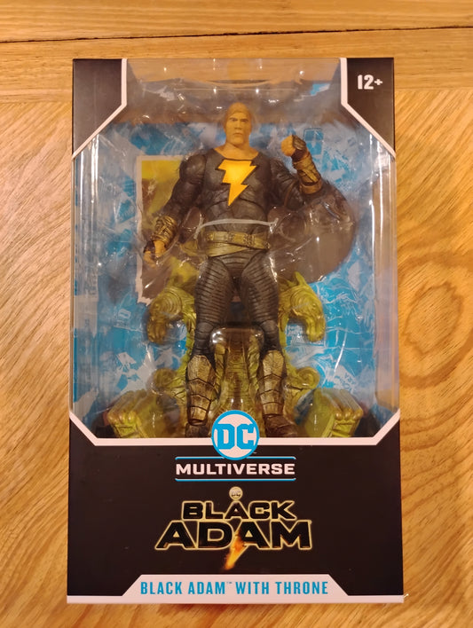 Black Adam with Throne - DC Multiverse McFarlane Action Figure